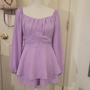Elegant Lavender Dress